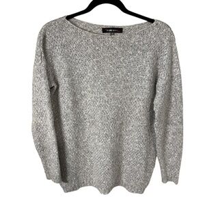 Reberry grey boat-neck sweater - Size Small
